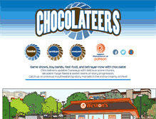 Tablet Screenshot of chocolateers.com
